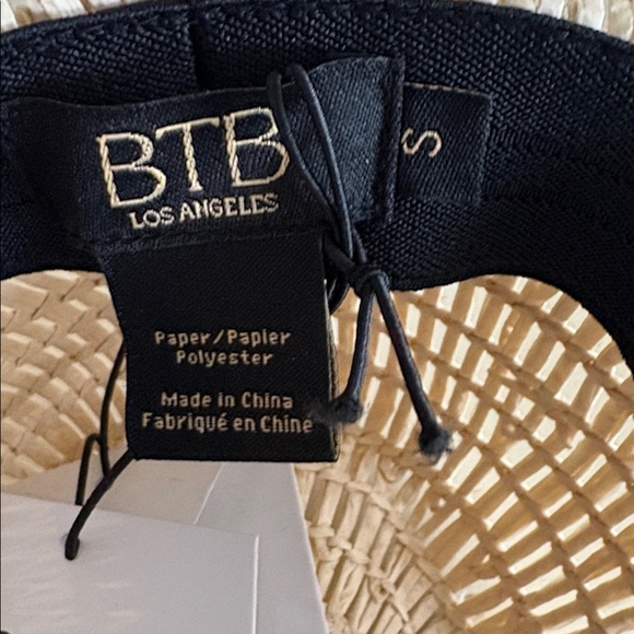 BTB Los Angeles Straw Hat, Small - Picture 4 of 7